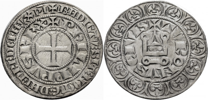 Frankreich/-Königliche Münzen. 
PHILIPPE IV LE BEL, 1285-1314. Gros tournois à ...