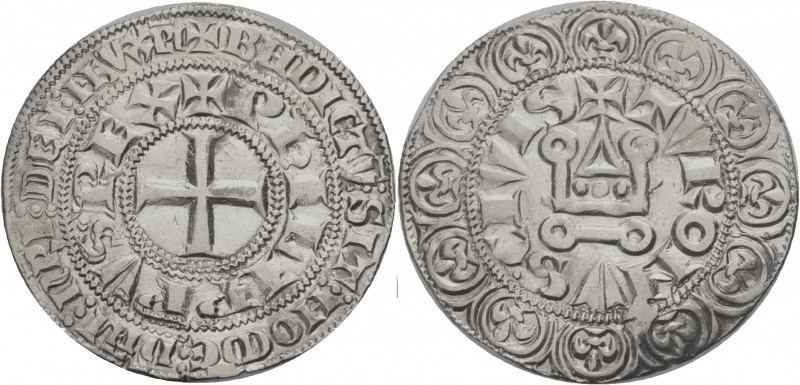 Frankreich/-Königliche Münzen. 
PHILIPPE IV LE BEL, 1285-1314. Gros tournois à ...