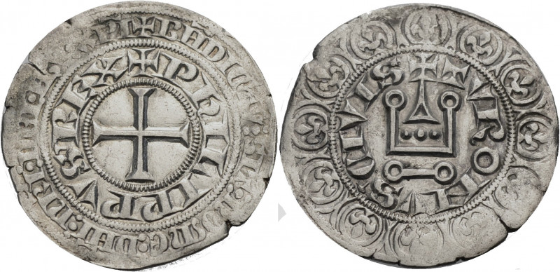 Frankreich/-Königliche Münzen. 
PHILIPPE V LE LONG, 1316-1322. Gros tournois à ...