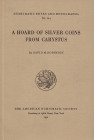 Griechische Numismatik. 
ROBINSON, D. M. A Hoard of Silver Coins from Carystus. NNM 124, 1952. 62 S., 6 Tf. Broschiert. II 200,00&nbsp;g. .