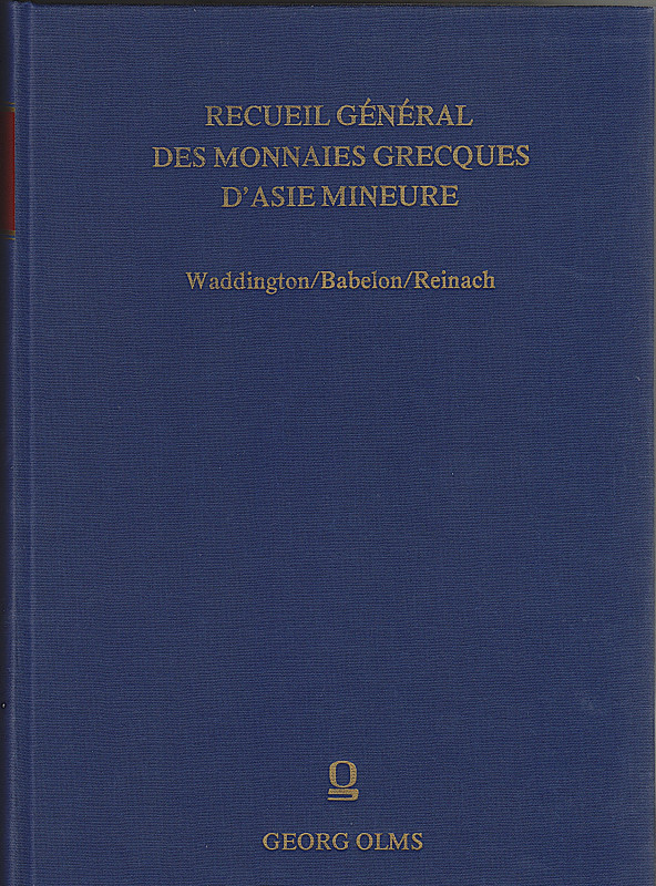 Römische Provinzprägungen. 
WADDINGTON, W. H., BABELON, E. und REINACH, TH. Rec...