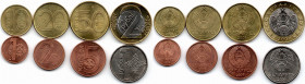 Uzbekistan 8 Pzs. Set de Monedas 2009 UNC
