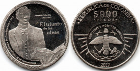 Colombia 5000 Pesos 2017 Nariño