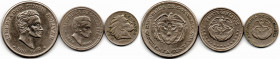 Colombia 3 Pzs. 1810-1960. 10,20 Y 50 Centavos