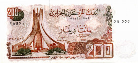 Algeria 200 Dinars 1983