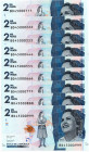 Colombia $2.000 Pesos BD (2021) 9 Pzs. #45000111,222,333,444,555,666,777,888,999