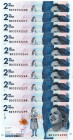 Colombia $2.000 Pesos BD (2021) 10 Pzs. PACHAS COMPLETO #33552200,11,22,33,44,55,66,77,88,99