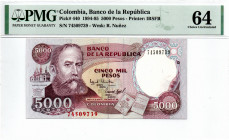 Colombia 5.000 Pesos 1994 P#440 64