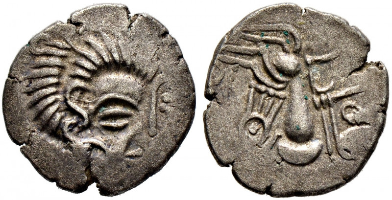 Gallia. Curiosolites (Nordwestgallien). 
AR-Stater, Typ Philipp II. von Makedon...