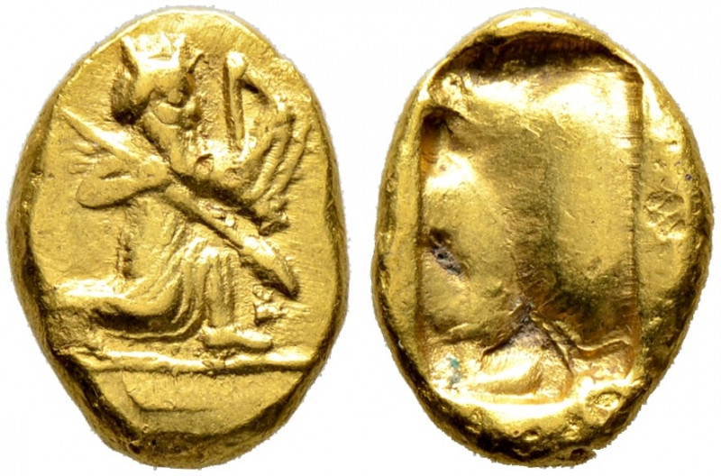 Persia. Achämeniden. Achämenidischer Großkönig. 
Golddareike ca. 480-450 v. Chr...