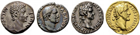 Kaiserzeit. Sammlung von 179 Münzen des Römisches Kaiserreiches. 
Beginnend bei Octavianus bis Kaiser Valentinianus III. Dabei auch ein Aureus (Anton...