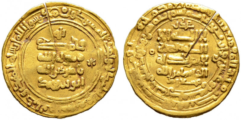 Ghaznawiden. Masud I. (Mas'ud ibn Mahmud) AH 421-432/AD 1030-1041. 
Gold-Dinar ...
