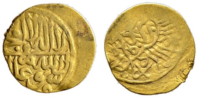 Safawiden in Persien. Tahmasp I. AH 930-984/AD 1524-1576. 
1/8 Mithqal -Herat-....