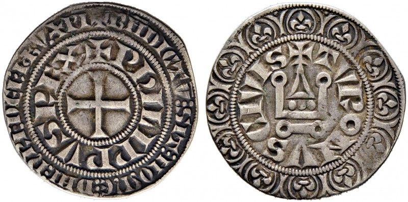 Frankreich-Königreich. Philipp IV. der Schöne 1285-1314. 
Gros tournois o.J. Ci...