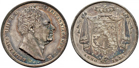 Großbritannien. William IV. 1830-1837. 
Halfcrown 1836 -London-. Spink 3834. feine alte Patina, vorzüglich-Stempelglanz