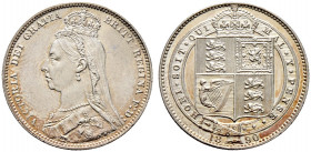 Großbritannien. Victoria 1837-1901. 
Shilling 1890. Jubilee coinage. Spink 3927. vorzüglich-prägefrisch