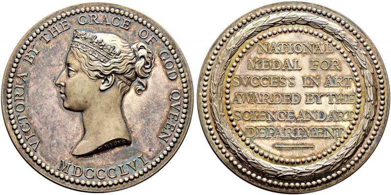 Großbritannien. Victoria 1837-1901. 
Silberne Prämienmedaille 1856 (1884) von W...