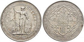 Großbritannien. Edward VII. 1901-1910. 
Tradedollar 1907 -Bombay-. KM T 5. vorzüglich