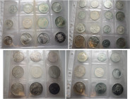 Ca. 290 Stücke: Silbermünzen (nahezu ausschließlich) aus dem 19. und 20. Jahrhundert. Dabei Prägungen von BELGIEN; DÄNEMARK, FINNLAND, FRANKREICH, GRI...