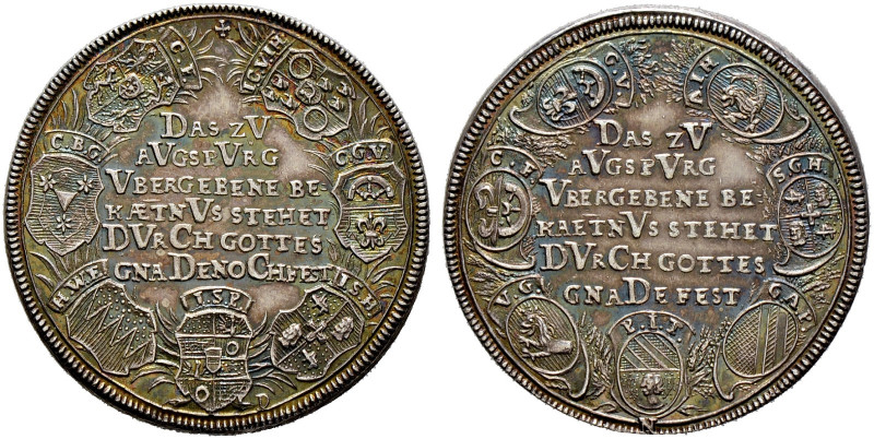 Nürnberg, Stadt. 
Silbermedaille 1730 von P.G. Nürnberger und D.S. Dockler, auf...