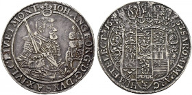 Sachsen-Albertinische Linie. Johann Georg I. 1615-1656. 
Taler 1653 -Dresden-. Clauss/Kahnt 169, Slg. Mers. -, Schnee 879, Dav. 7612. feine Patina, k...