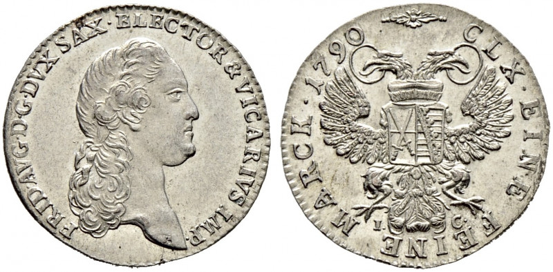 Sachsen-Albertinische Linie. Friedrich August III. 1763-1806. 
1/12 Taler (Dopp...
