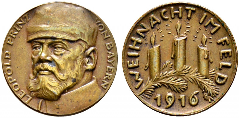 Medailleure. Karl Goetz 1875-1950. 
Kleine Bronzemedaille 1916 Auf die Kriegswe...