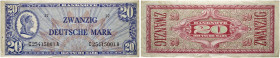 Bundesrepublik Deutschland. Bank Deutscher Länder 1948-1949. 20 Deutsche Mark o.J. (1948). Liberty. Ros. 246a. 157 x 66 mm
selten, leicht gebraucht mi...