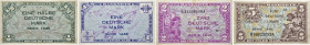 Bundesrepublik Deutschland. Bank Deutscher Länder 1948-1949. 14-tlg. Set, bestehend aus: 1/2, 1, 2, 5, 10, 20 und 50 Deutsche Mark 1948, 5 und 10 Pfen...