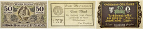 Konvolut. Sammlung von ca. 750 Notgeldscheinen quer aus den deutschen Landen des Zeitraumes 1917-1923, zumeist Serienscheine (Reutergeld etc.) mit vie...