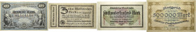 Konvolut. Sammlung von ca. 95 diversen "Länderbanknoten", beginnend 1890 bis 1923. Dabei Ausgaben der Anhaltinischen Staatskasse, der Badischen Bank, ...