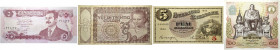 Konvolut. Kleine Sammlung von ca. 250 ausländischen Banknoten: Dabei Scheine von Argentinien, Bahamas, Belgien, Brasilien, Bulgarien, China, Estland, ...