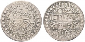 ALGERIA. Dominazione Ottomana. Mahmud II, 1808-1839. 2 Budjus 1827 AD, Al Jaza'ir. Ar gr. 19,27 KM#75. BB
