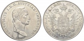AUSTRIA. Francesco I, Imperatore di Austria, 1804-1835. Tallero 1831 A, Vienna. Ar gr. 27,99 Dav. 10; J. 208; Kahnt 340. q. FDC