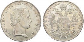 AUSTRIA. Ferdinando I, 1835-1848. Tallero 1848 A, Vienna. Ar gr. 27,98 KM#2240. q. FDC