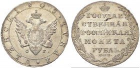 RUSSIA. Alessandro I, 1801-1825. Rublo 1805, zecca di San Pietroburgo. Ar gr. 20,57 Bitkin 40.
 Raro. q. SPL