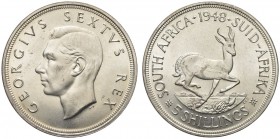 SUD AFRICA. Giorgio VI, 1936-1952. 5 Schilling 1948. gr. 28,16 KM#40.1. FDC