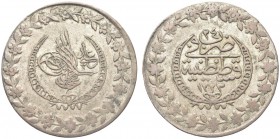 TURCHIA. Mahmud II, 1808-1839. 100 Piastre. Ar gr. 15,68 KM# 598. BB