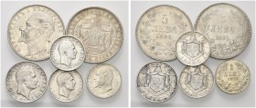 LOTTI. Lotto di n. 52 monete straniere in presvalenza Bulgaria. Si segnalano n. 17 esemplari del 5 Perpera della Bulgaria, n. 23 esemplari da un Leva1...