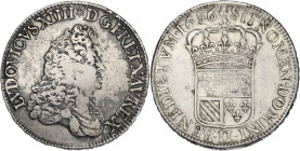 Louis XIV - Écu de Flandre 1686 LL (Lille) 
Différent Trèfle et absence de ponctuation dans la légende d'avers.

Argent - 37,42 grs - 43 mm
G.215 / Ch...