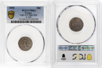 Semeuse - 50 centimes 1898 - Flan mat 
Coque PCGS 41026599

Argent - 2,50 grs - 18 mm
F.190-4 / G.420
SPL / PCGS PR63

Monnaie gradée par PCGS en PR63...