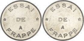 Essai de frappe - 10 francs Mathieu 

Cupro-nickel - 10,02 grs - 26 mm
GEM.186.5
SUP+
R

Type rare.