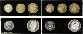 Monaco, Rainier III - ESSAIS 1 franc et 5 francs 1960 et 10 centimes, 20 centimes et 50 centimes 1962 

SPL

Dans leurs boitiers plastique Monnaie de ...