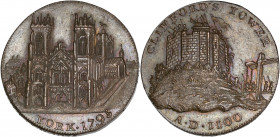 Royaume-Uni, Yorkshire - Token 1795 

Cuivre - 10,02 grs - 27,5 mm
D&H.63
SUP
R

Assez rare et superbe token.
