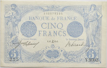 France - 5 francs Bleu 14 décembre 1915 
Alphabet V.9303 / Numéro 235

F.02.34
TTB à TTB+

Exemplaire qui comporte une vingtaine de trous d'épingle et...