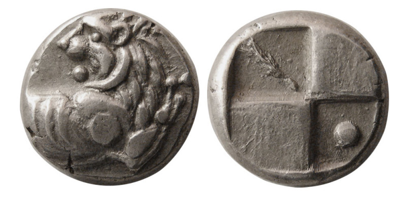 THRACE, Chersonesos. Circa 386-338 BC. AR Hemidrachm (2.38 gm; 12 mm). Forepart ...