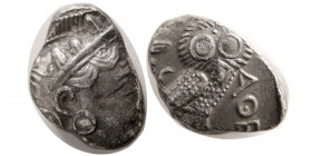 ATHENS, Eastern Imitations, Arabia. After 449 BC. AR Tetradrachm
