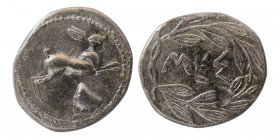 SICILY, Messana. Circa 480-461 BC. AR Obol.
