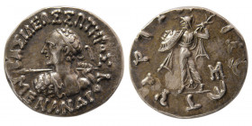 INDO-GREEK KINGS. Menander. Circa 155-130 BC. AR Drachm