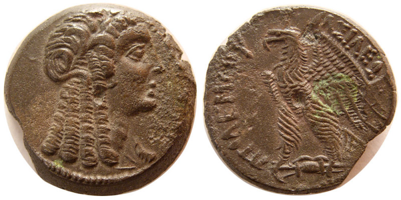 PTOLEMAIC KINGDOM, Ptolemy VI Philometor. 180-164 B.C. Æ Tetrobol (15.50 gm; 25 ...